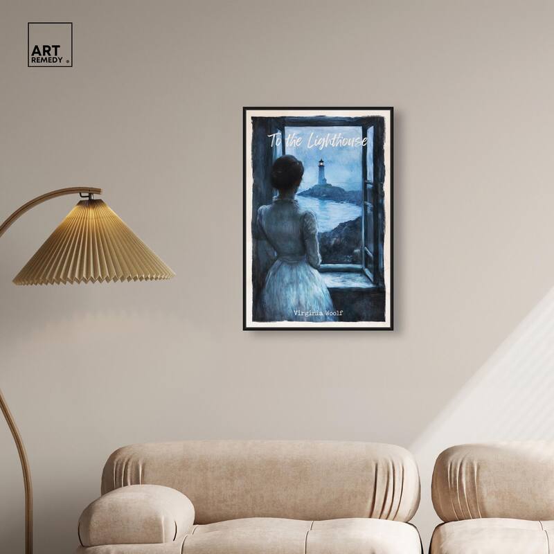 To the Lighthouse Canvas by Art Remedy