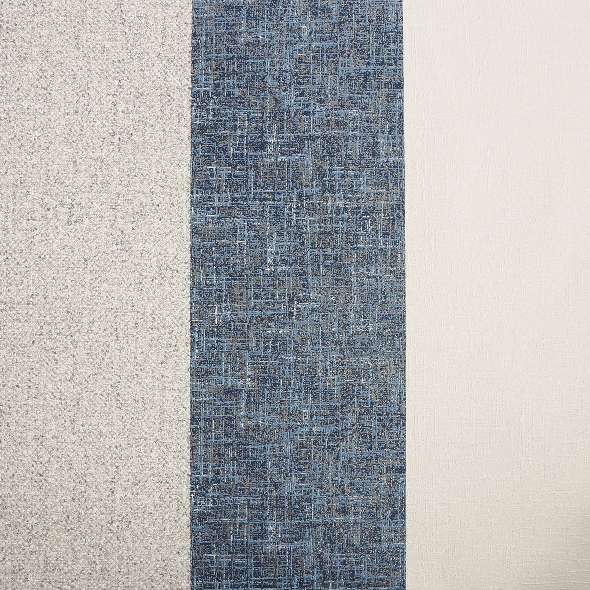 Superfresco Meadow Stripe Navy / Rose Gold Wallpaper