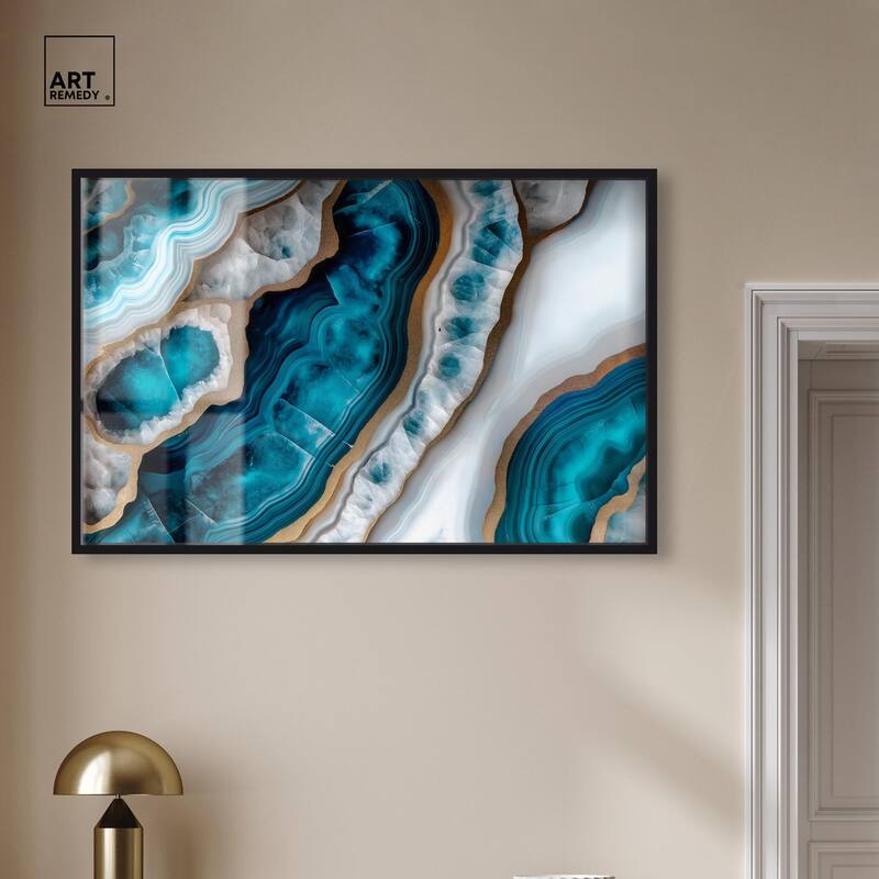 Opaline Undulation Shadowbox by Art Remedy