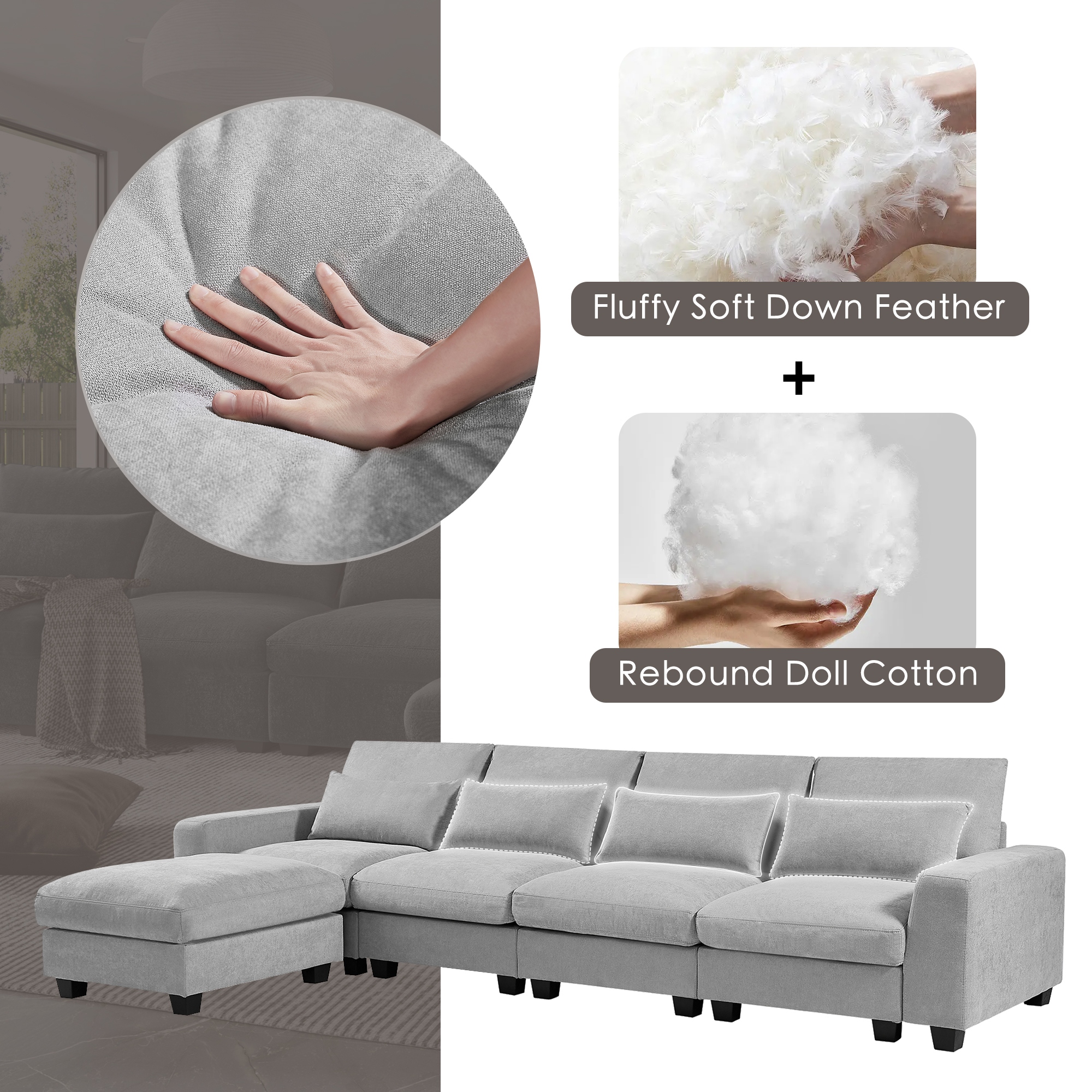 Feather filled lounge suites 2025