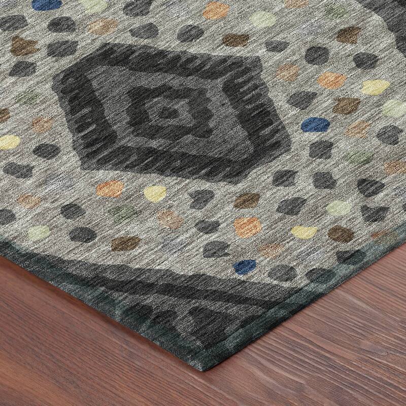 Machine Washable Indoor/ Outdoor Global Nipsey Chantille Rug