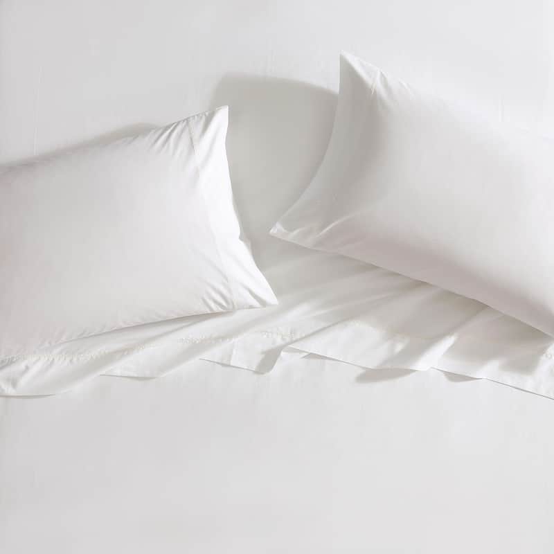 Laura Ashley Scallop Embroidered Percale Cotton Sheet Sets