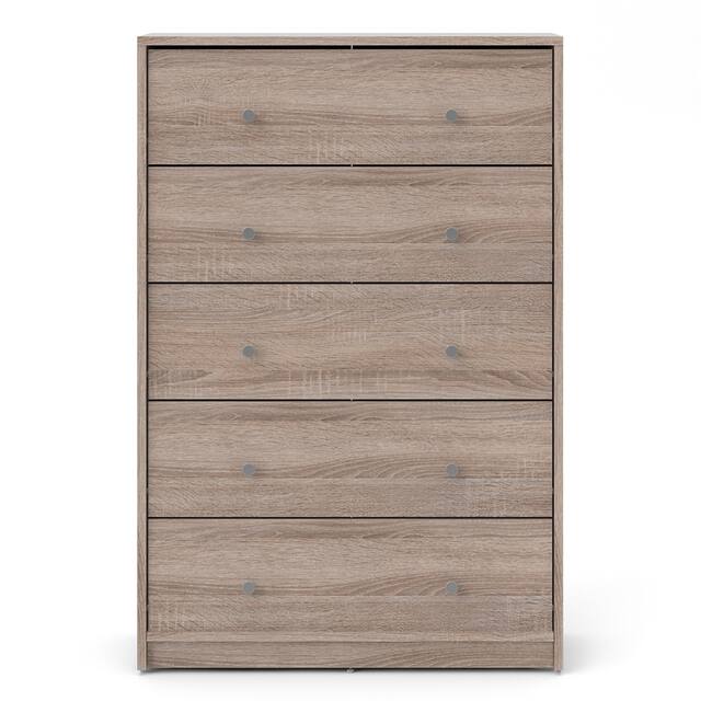 Porch & Den Zoe 5-drawer Chest - Truffle