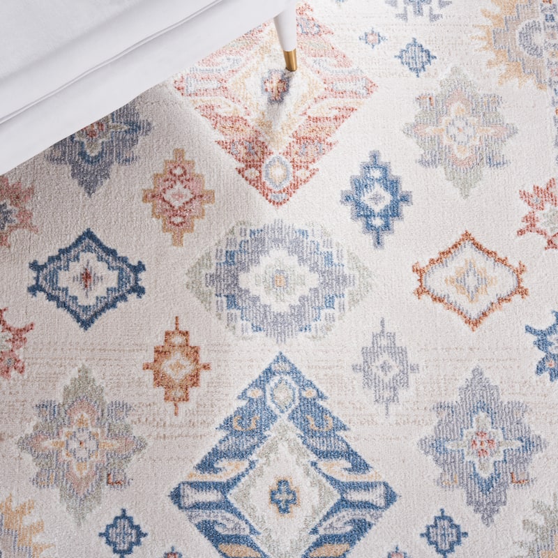 SAFAVIEH Blair Machine Washable Kanae Slip Resistant Boho Rug