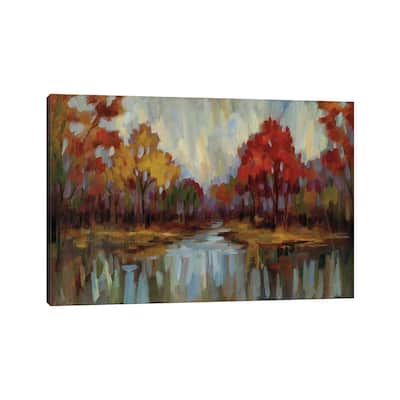 iCanvas "Fall Aquarelle" by Silvia Vassileva Canvas Print