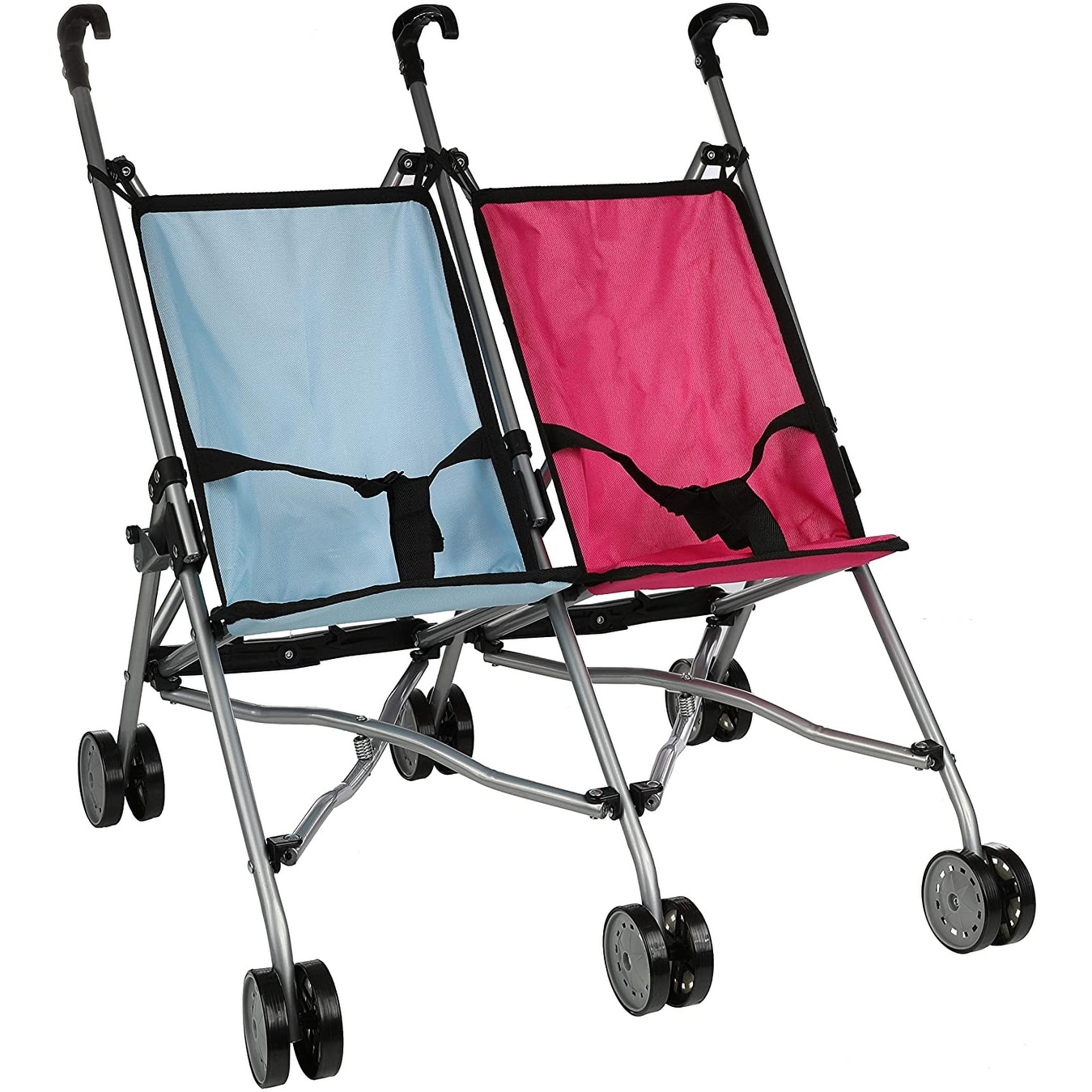 mommy and me double doll stroller
