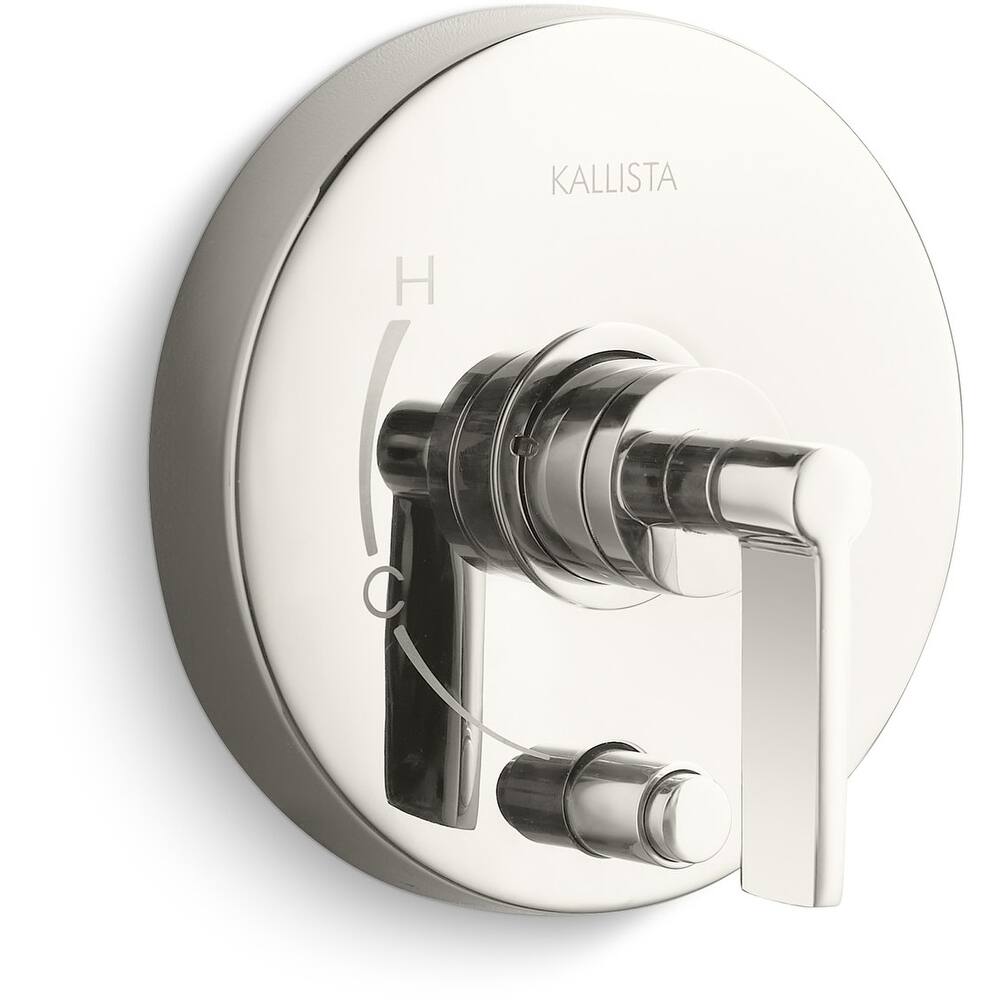 Kallista One Pressure Balance Valve Trim with Diverter Lever Handle