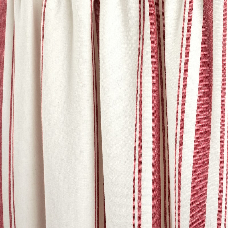 Lush Decor Farmhouse Stripe Yarn Dyed Recycled Cotton Valance Single