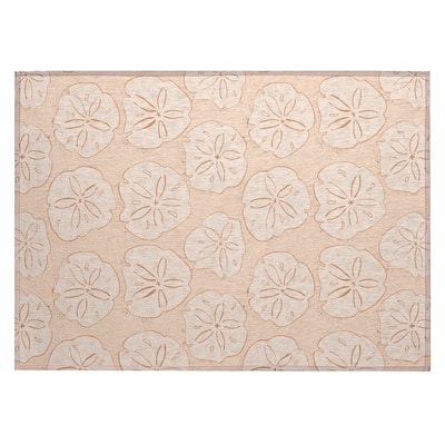 Indoor/ Outdoor Surfside Starfish Washable Rug New