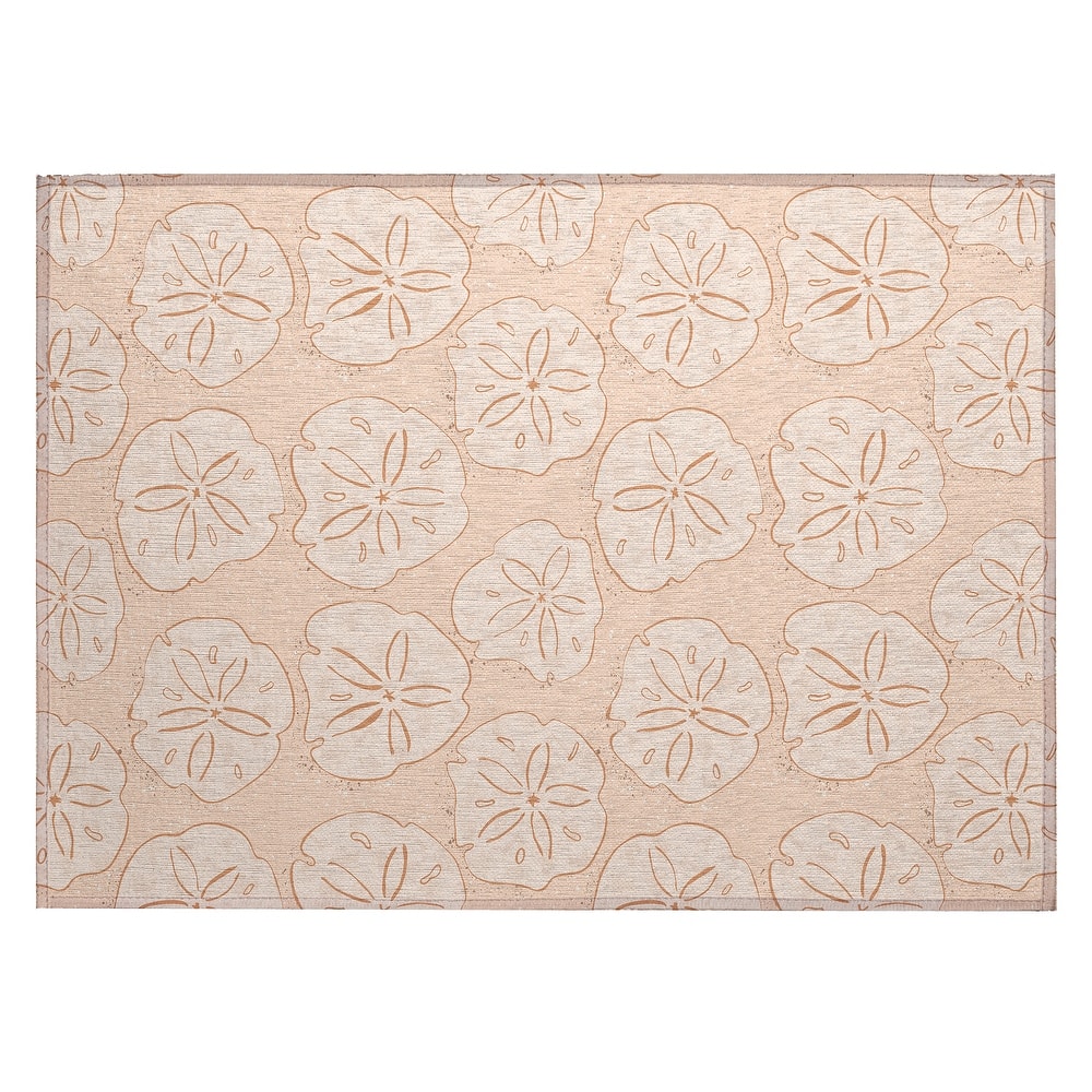Indoor/ Outdoor Surfside Starfish Washable Rug New