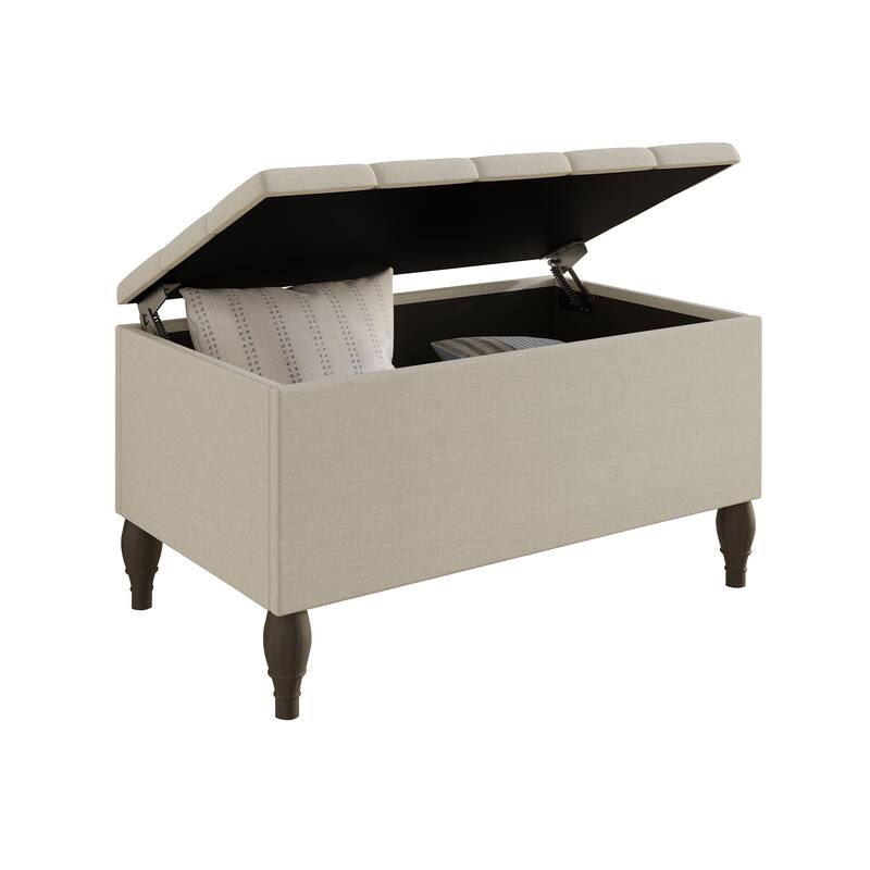 CraftPorch 2 Piece Bedroom Bench Set Transitional Button Tufted Bed