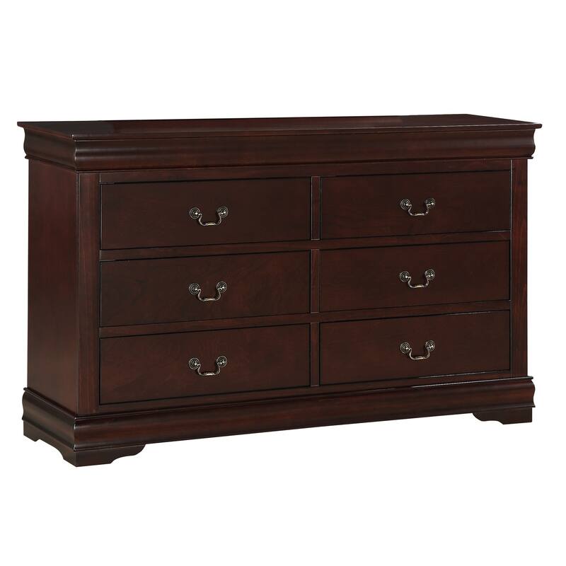Lillie Cherry Sleigh Bed