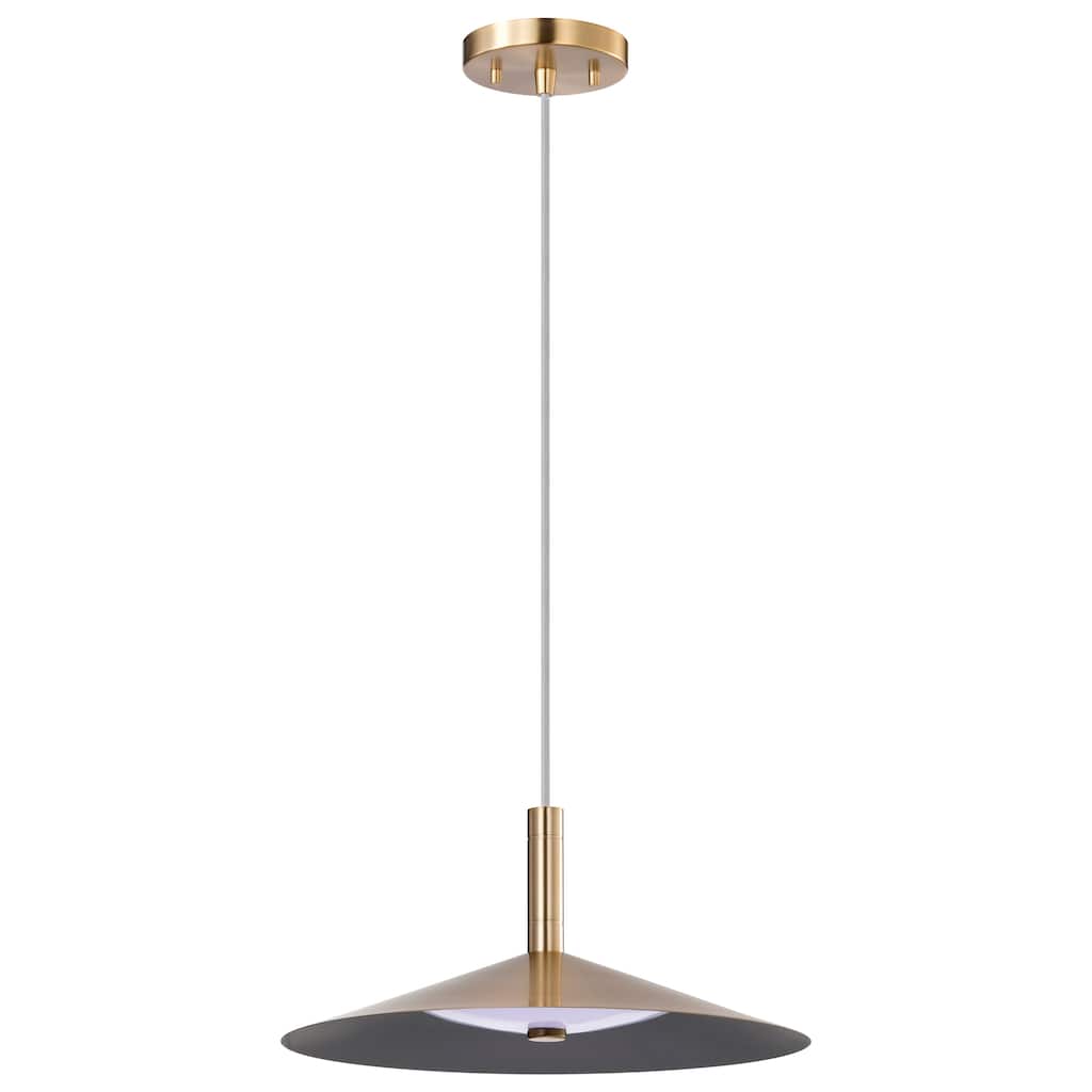 Corrine 14 Inch LED Pendant Burnished Brass 3K/4K/5K CCT Selectable - Burnished Brass