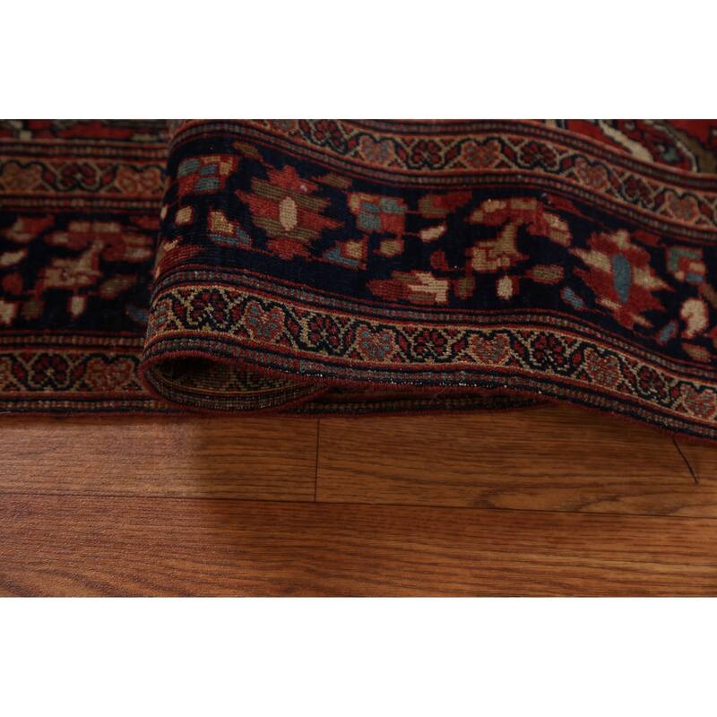 Pre-1900 Antique Sarouk Farahan Persian Rug Hand-knotted Wool Carpet - 3'6" x 5'1"