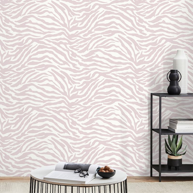 Fine Decor Shoshana Pink Modern Zebra Wallpaper