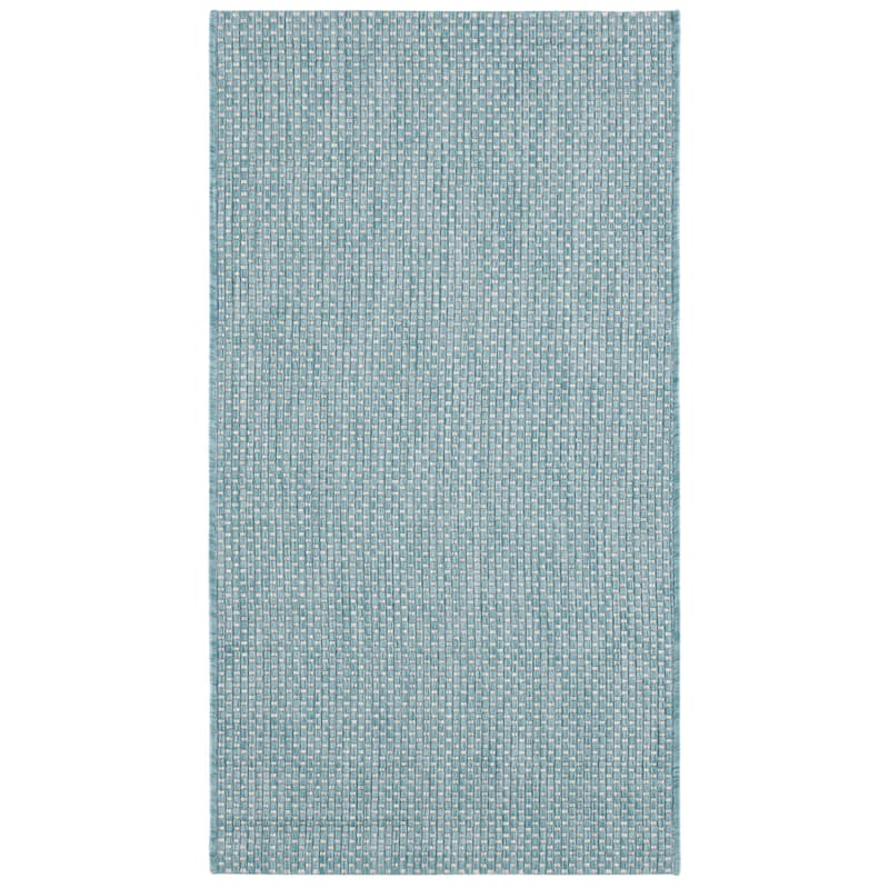 SAFAVIEH Courtyard Begajeta Indoor/Outdoor Waterproof Patio Backyard Rug.