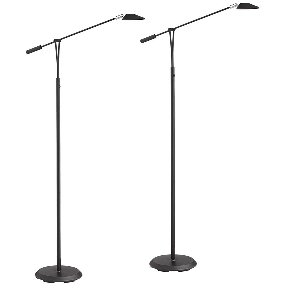 360 Lighting Adjustable Modern LED Pharmacy Floor Lamps Set of 2 - 9