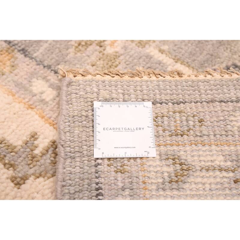 ECARPETGALLERY Hand-knotted Jules Serapi Grey Wool Rug - 7'10 x 9'10