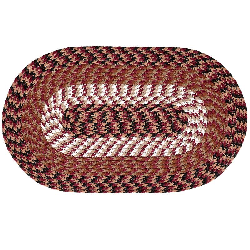 Better Trends Alpine Braid 100% Polypropylene Stain-resistant & Double-Sided Reversible Durable Indoor Area Utility Rug