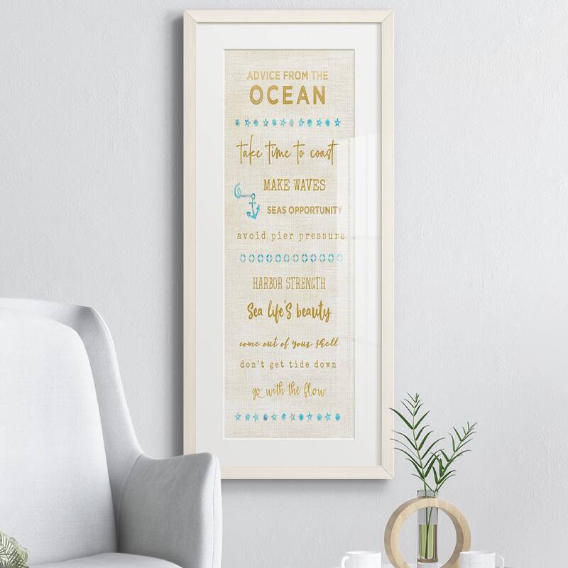 Advice from the Ocean-Premium Gallery Framed Print