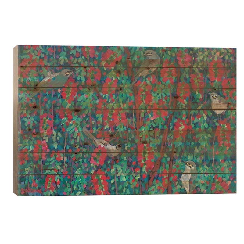 Sylvia Print On Wood by Melissa Read-Devine - Multi-Color - 18x26x1.5
