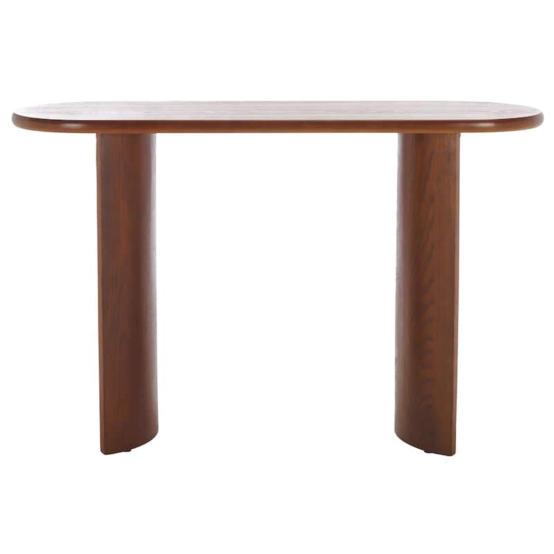 SAFAVIEH Koka Oval Top Console Table, Fully Assembled - 47"W x 15"D x 30"H
