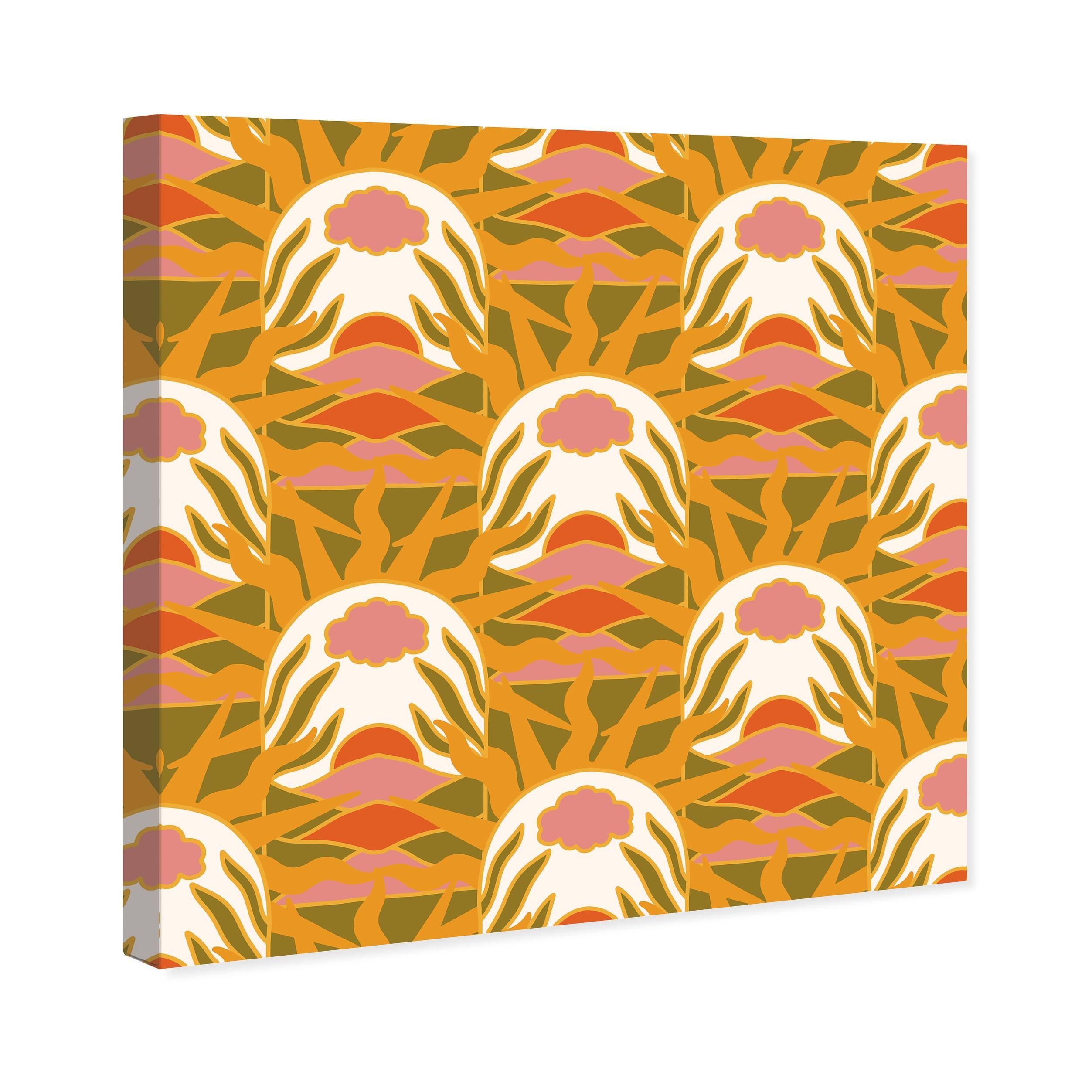 Wynwood Studio Canvas Abstract Garden Terrariums Brown and Ochre