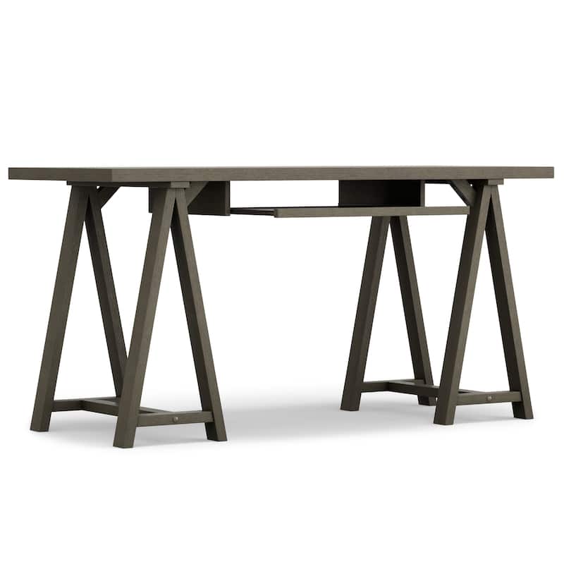 WYNDENHALL Hawkins SOLID WOOD Modern Industrial Writing Office Desk