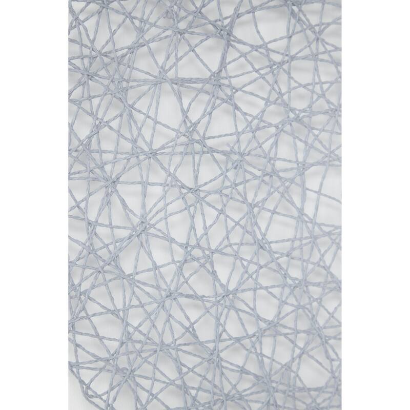 Plastic Geometric 3D Home Shadow Box with Silver Frame - Set of 2 White - Roche River Decor