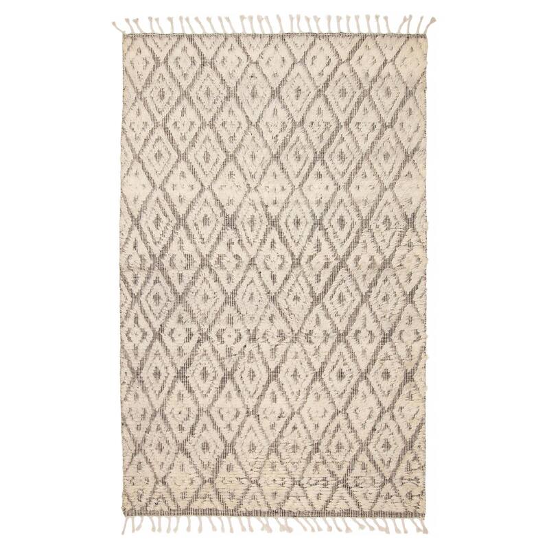 Tangier Cream Rug 5'0" x 8'3" - 5'0 x 8'3 - Cream - 5'0 x 8'3