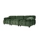 preview thumbnail 31 of 38, Hennepin Velvet 3 Seater Modular Tufted Sofa by Christopher Knight Home