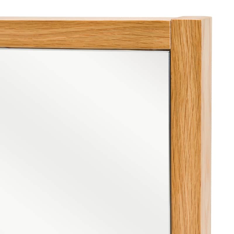 Nova Domus Berlin Modern Natural Oak Mirror - White/Oak