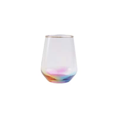 viva by VIETRI Rainbow Stemless Wine Glass