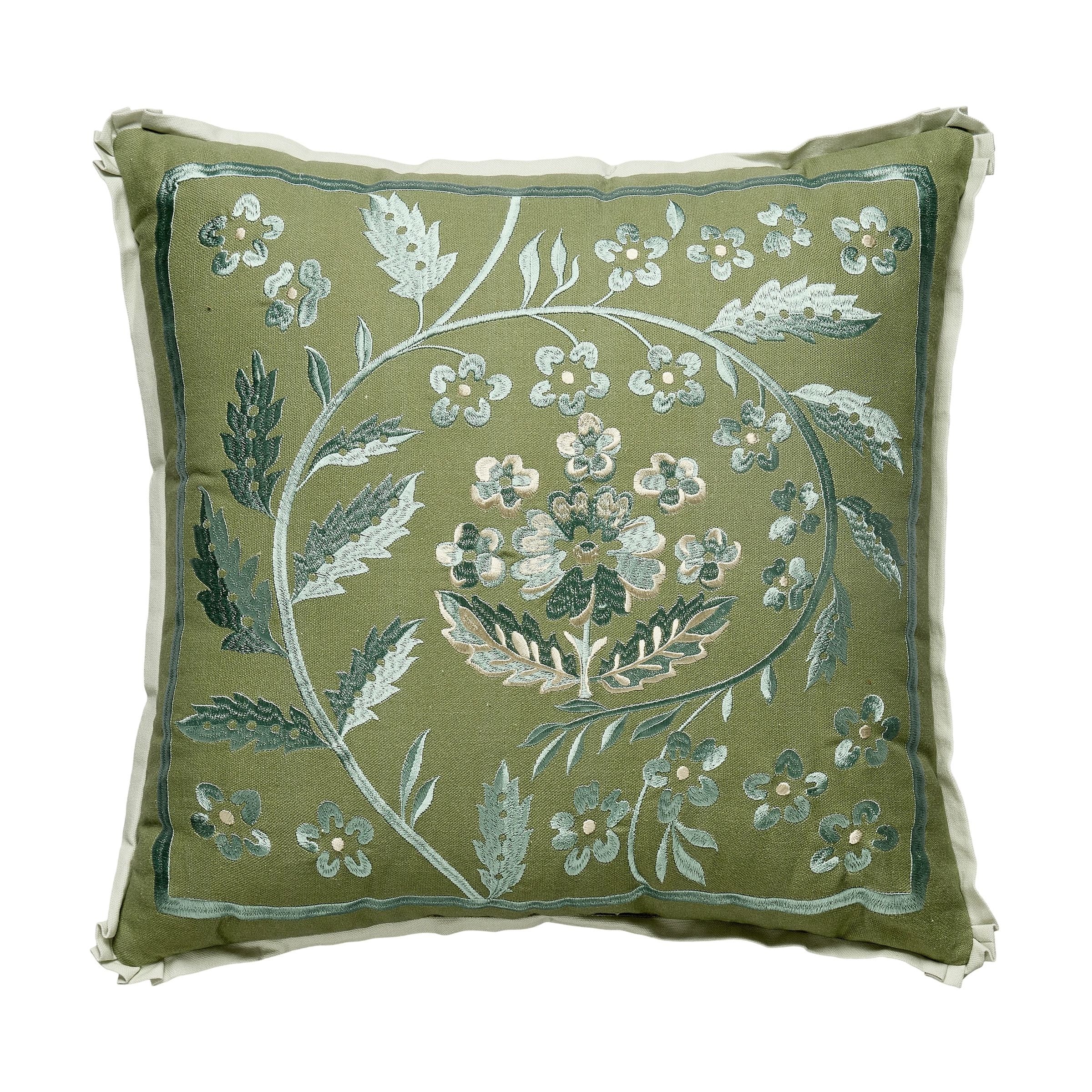 Spartina 44 McCallister Vine Embroidered Decorative Pillow