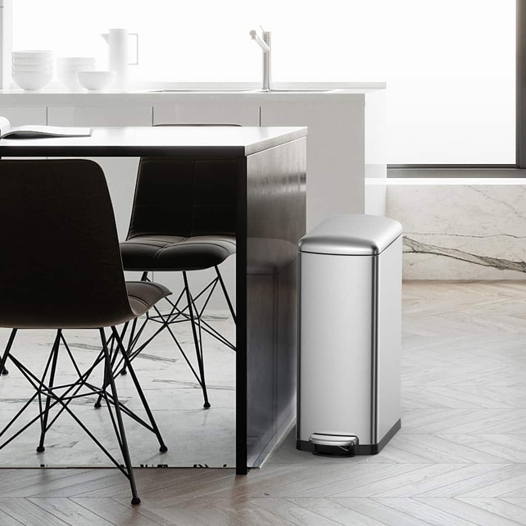 8 Gallon Slim Kitchen Trash Can with Removable Bucket