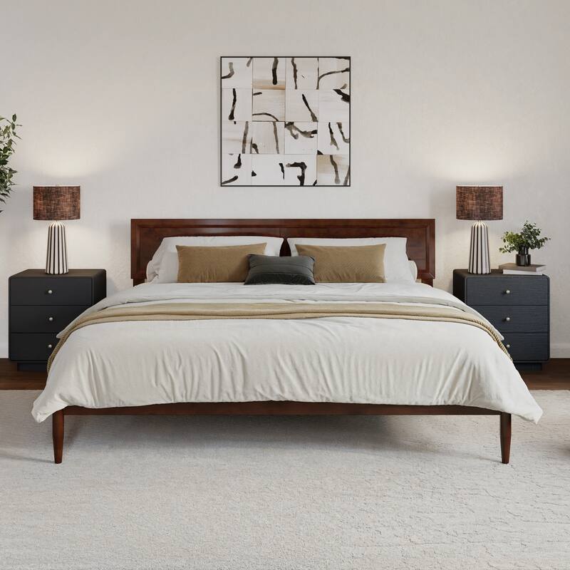 Ellarie Platform Bed with Adjustable Headboard