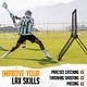 preview thumbnail 5 of 9, Zealfeel Lacrosse Rebounder 5-Angle Adjustable Practice Net with Target Strip and Carry Bag