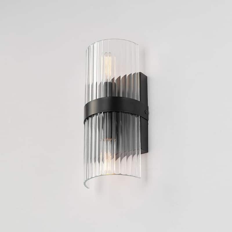 2-light bedside lamp black mount light metal wall light