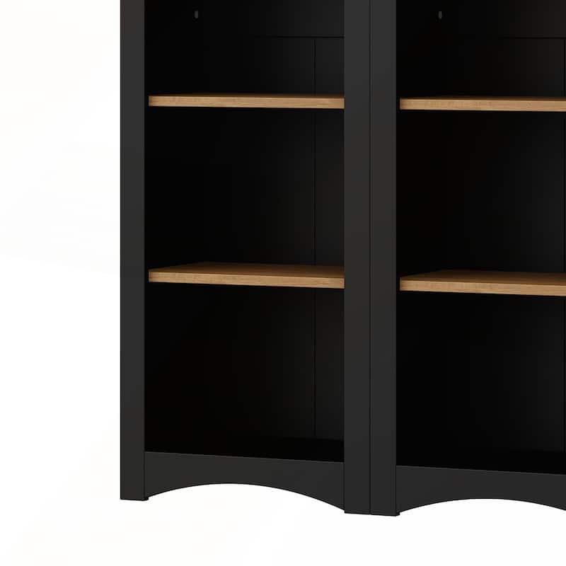 Free Standing 5 Tier Bookshelves