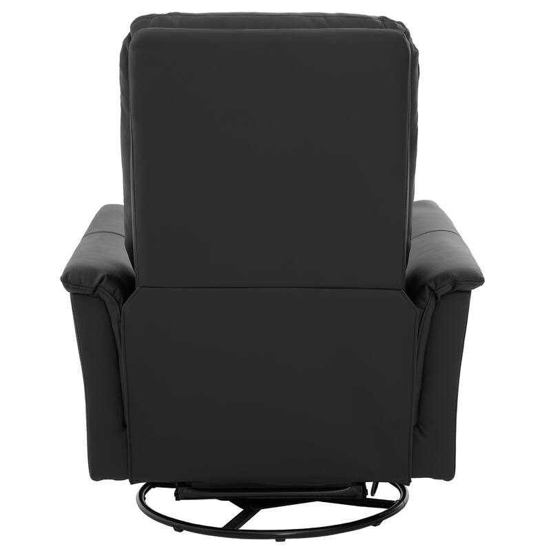 Manual Recliner Chair Rocking and Swivel Recliner Massage Recliner with 8-Point Massage Function and Adjustable Backrest