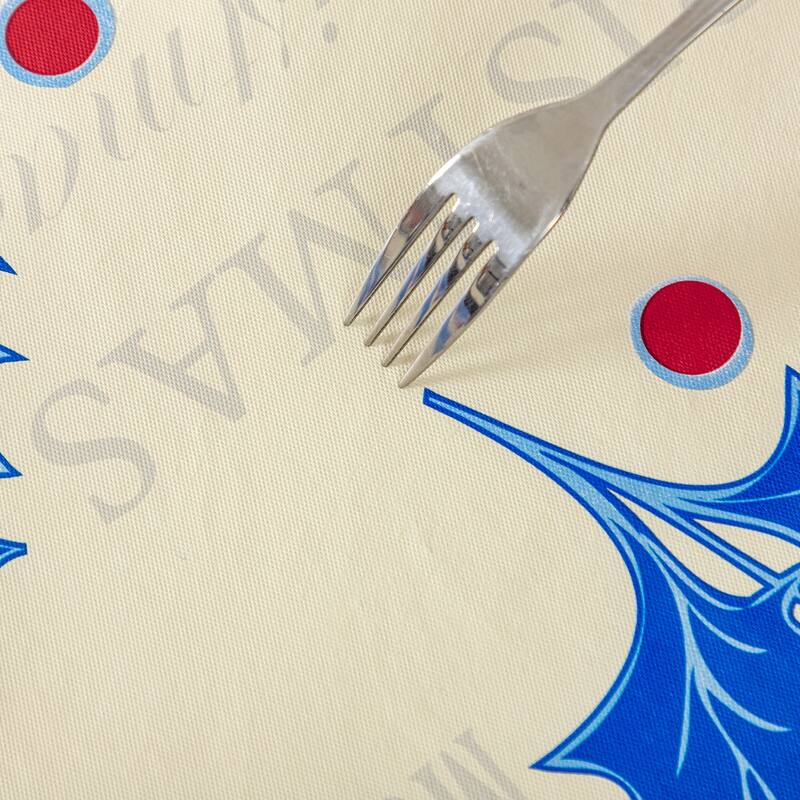 Ray Star Happy Christmas tablecloth Festival