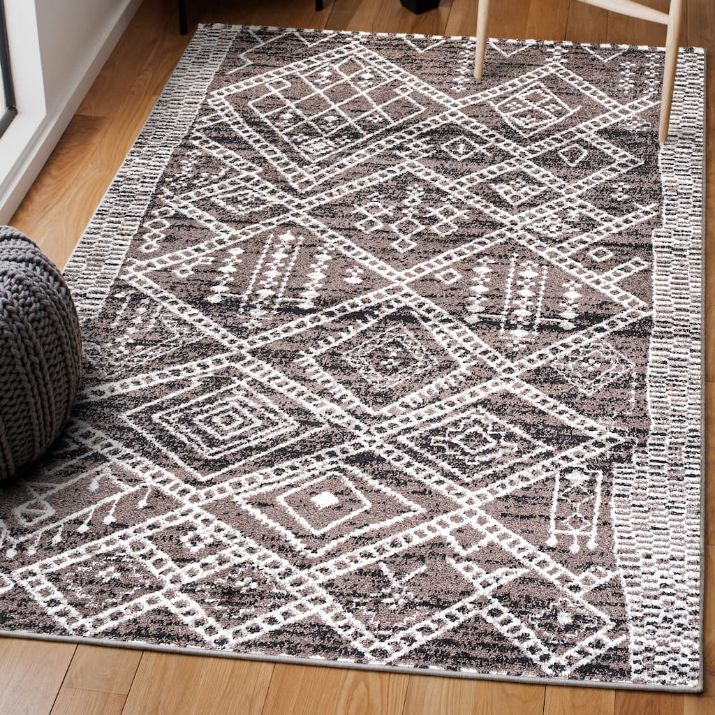 JONATHAN Y Aksil Modern Tribal Geometric Area Rug