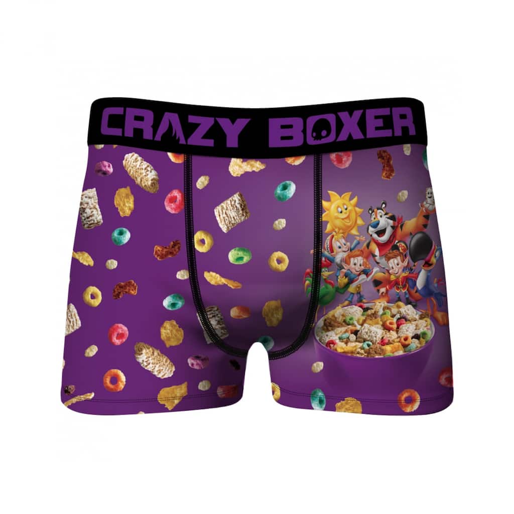 Crazy Boxers Kelloggs Cereal And Characters All Over Boxer Briefs