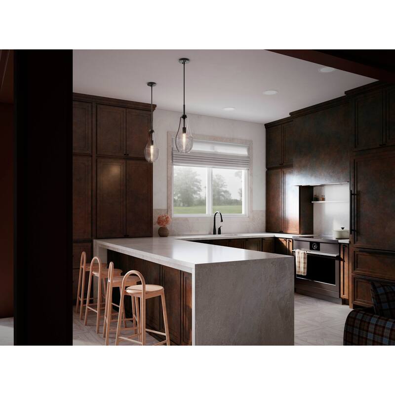 Kohler Lighting 42196-PE01 Simplice 8" Wide Mini Teardrop Pendant