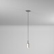 preview thumbnail 4 of 6, Parsons Studio Brushed Nickel 1 Light Mini Pendant by Minka Lavery