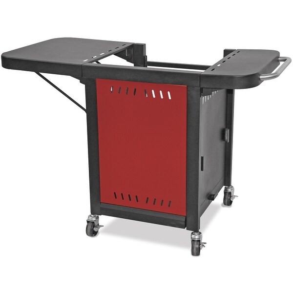 Mr. Pizza Z0C1509M Pizza Oven and Grill Cart - Red/black - Bed