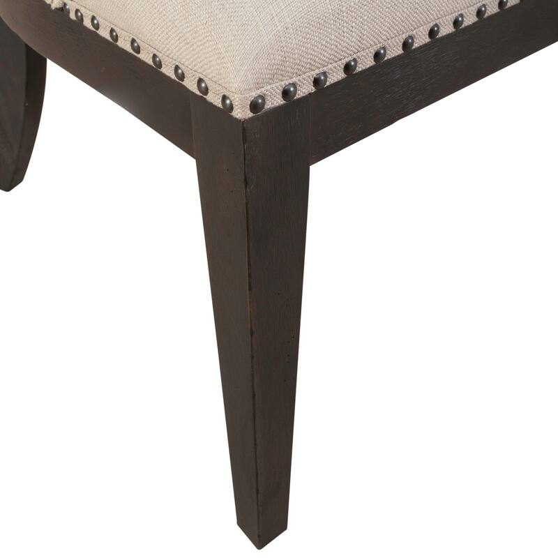 Americana Farmhouse Upholstered Shelter Side Chair (Set of 2)