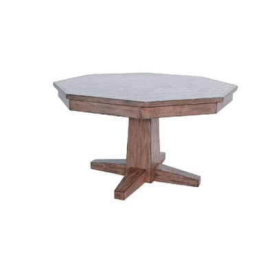 Yael Game Table w Reversible 53 Inch Black Felt Tabletop, Brown Mahogany Wood