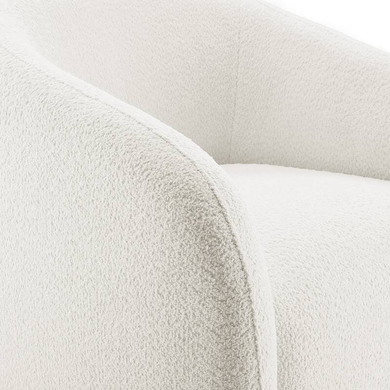 Kiptin 31.7"W 360 Degree Swivel Barrel Chair