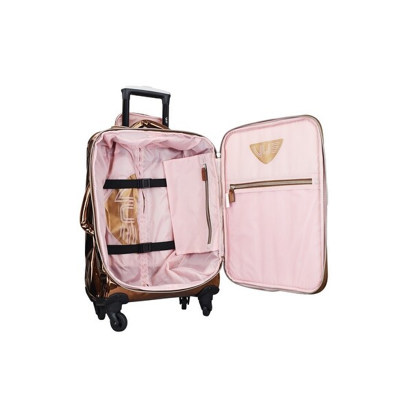 rose gold 3 piece luggage set